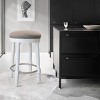 Bar Stool Set Of 2,360-Degree Swivel Bar Stool With Upholstered Seat,Counter Height Bar Stool,Bar Stool For Dining Room,Living Room-Cuddlewood - 2 of 4