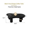 47"/40"W Cloud Shaped Coffee Table for Living Room, Bedroom, Study and Balcony 4Q - ModernLuxe - 4 of 4