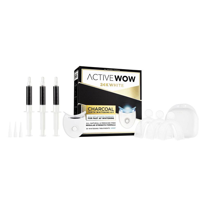 Active Wow White Charcoal Teeth Whitening Kit, 3 of 14