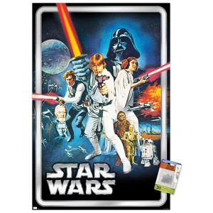 Trends International Star Wars: A New Hope - Classic Pose Unframed Wall Poster Prints - 1 of 4