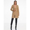 Allegra K Women's Winter Notch Lapel Mid-Long Single-Breasted Overcoat Pea Coats - 4 of 4