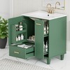 Christopher Knight Home Able 24" Bathroom Vanity with Ceramic Sink, 2-Tier Pull-Out Basket and Deep Drawer - 2 of 4