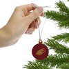 Elon University Primary Logo Mini Small Tiny Wood Christmas Tree Holiday Ornament - 2 of 4