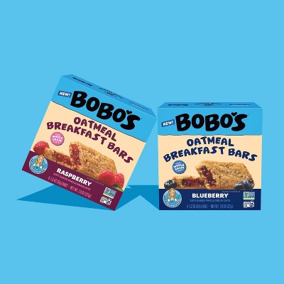 Bobo's Oat Bars Breakfast Bar Raspberry - 7.8oz/6ct