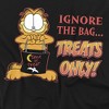 Garfield Treats Only Adult T-Shirt Black - 2 of 4