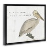 Stupell Industries Funny Pelican Beach Phrase Pun, 21" x 17" - 3 of 4