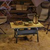 Resenkos  3ft Small Aluminum Folding Table, Portable Camping Table with Storage Bag and Carry Bag for Outdoor Picnic BBQ - 2 of 4