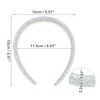 Unique Bargains Women's Classic Elegant PU Headband 0.87" Width 4.53" ID 1 Pc - image 3 of 4