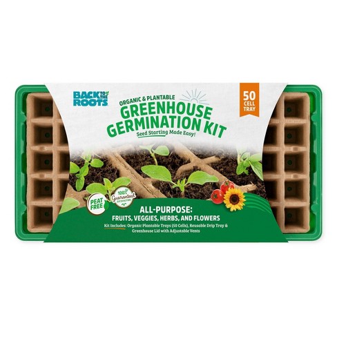 Terracotta Plant and Seed Starter Tray - 10 Cell