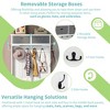Sapphtopaz Modern 3-in-1 Hall Tree with Storage Bench&Box,Entryway Coat Rack with 6 Hooks,Storage Shoe Cabinet with Cushion for Entryway,Hallway - 2 of 4