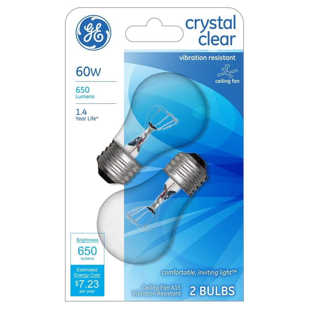 Upc 043168918336 Ge 60 Watt Ceiling Fan Cfl Light Bulb 2 Pack
