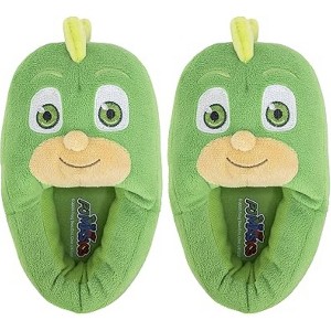 PJ Masks Kids' Catboy and Gekko Full Body Slip On Slippers, Size 5/6 - 1 of 4