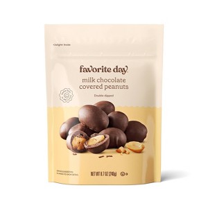 Double Dipped Milk Chocolate Covered Peanuts Candy - 8.7oz - Favorite Day™ - 1 of 3