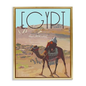 Stupell Industries Egypt Camel Scene, 21" x 17" - 1 of 4