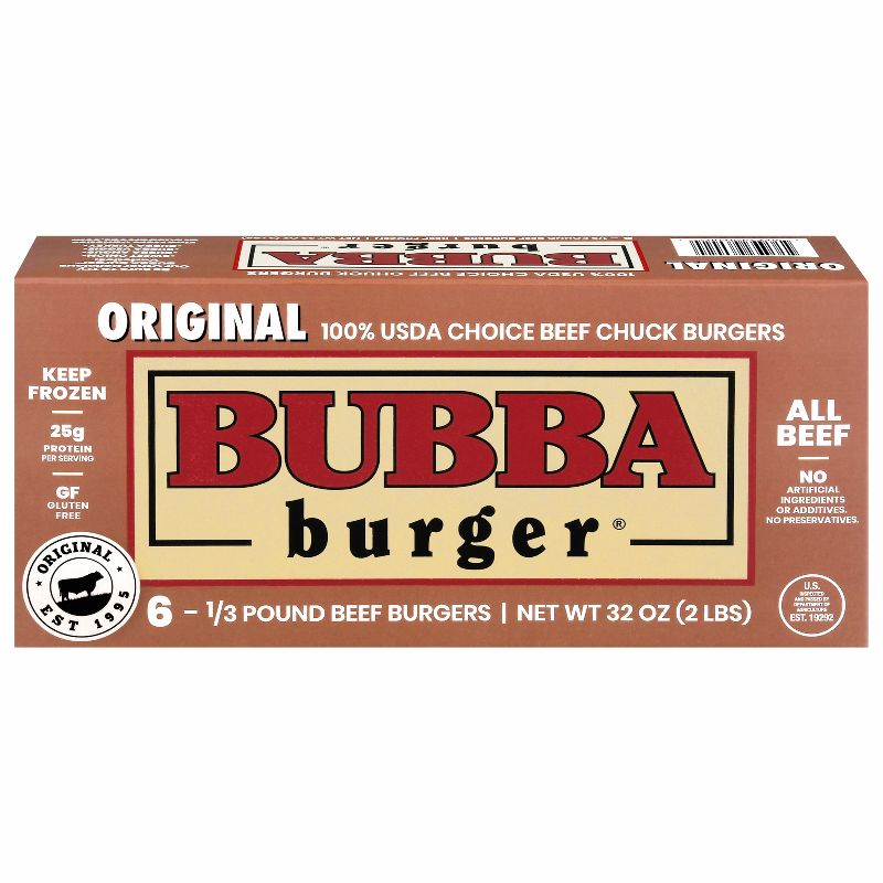 Bubba Burger Beef Patties - Frozen - 32oz, 3 of 5
