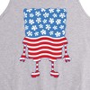 Men's - SpongeBob SquarePants - Silhouette Stars Stripes Graphic Tank Top - 2 of 3