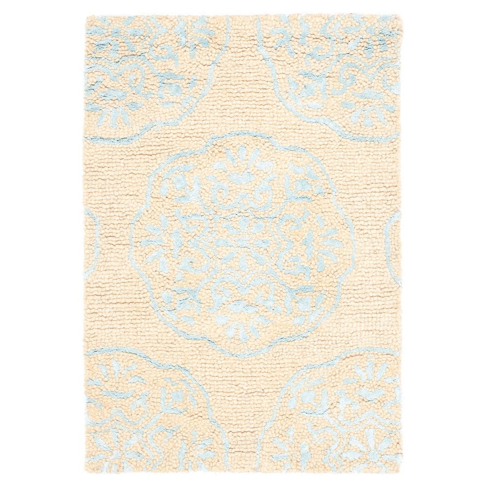 Shapes Accent Rug Beige/Turquoise
