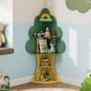 Costway Tree Bookshelf for Kids 5-Tier Children Book Display Rack Toy Storage Organizer - 2 of 4