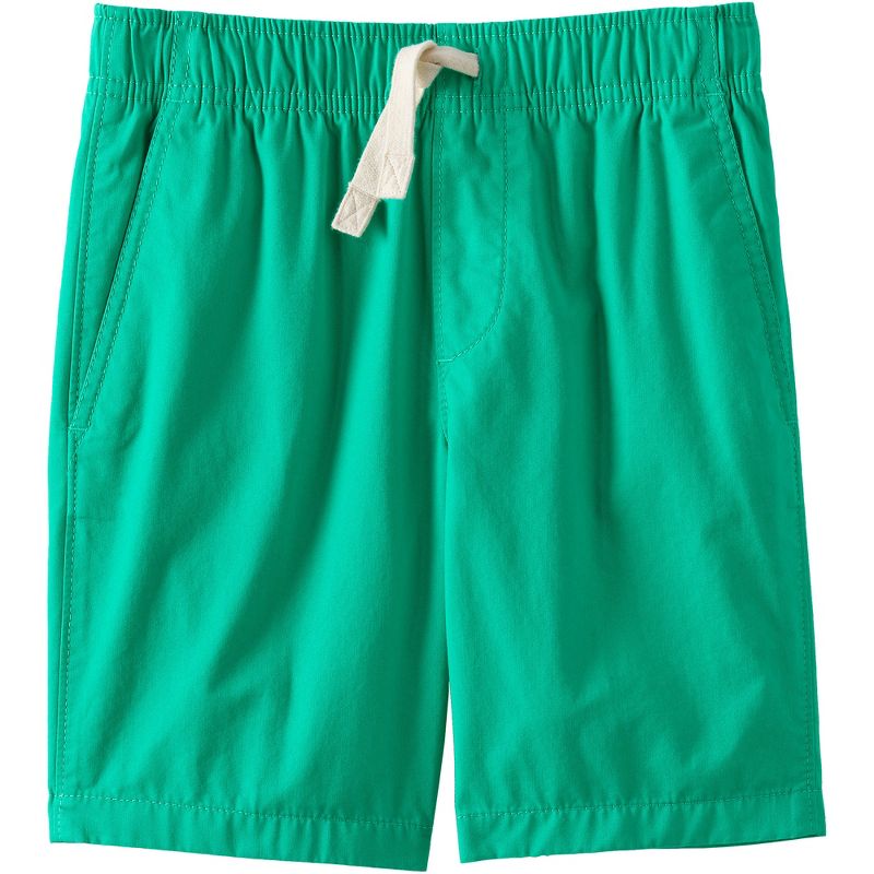 Lands' End Kids Pull On Chambray Elastic Waist Shorts, 1 of 3
