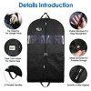 Racxily 5 Packs Garment Bags Breathable Suit Bag Washable Clothes Cover Protector with Handles for Suits Coat Shirts - 4 of 4