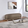 Meridian Furniture,Calum Chenille Fabric Bench - 2 of 4