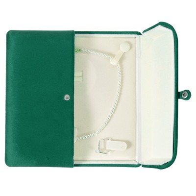 Unique Bargains Velvet Soft Ring Earring Necklace Jewelry Storage Box