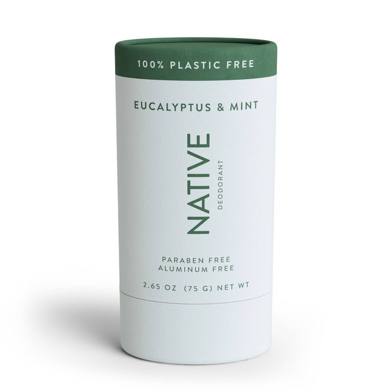 Native Plastic Free Deodorant - Eucalyptus &#38; Mint - Aluminum Free - 2.65 oz, 1 of 8