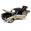 1970 Chevrolet Chevelle SS Tricentennial Gold with Black and Vinyl Top (MCACN) 1/18 Diecast Model Car by Auto World - 2 of 4