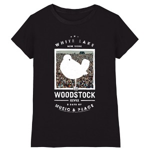 Girl's Woodstock Birds Eye View T-Shirt - 1 of 3