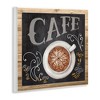 Stupell Industries Chalkboard Style Cafe Sign Wall Plaque Art - 2 of 4