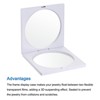 Unique Bargains TPU film 3D Jewelry Box with Base 2 Pcs - 4 of 4