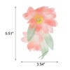 Unique Bargains Flowers Pattern Hair Clip 5.51"x3.54" Orange-pink 1 Pc - 4 of 4