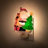 5.75"H Sullivans Christmas Whimsical Santa Nightlight  Multicolor - 4 of 4