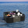 YARDSIGHT Aluminum Frame Floating Tray:Design for Pool Floats, Sandbars, Spas, and Parties , Perfect for Serving Drinks and Brunch. - 2 of 4