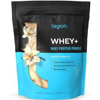 Legion Whey+ Natural Whey Protein Powder - 30 Servings (French Vanilla)