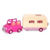 Li'l Woodzeez Camper Playset with Pink Toy Car 40pc - Happy Camper - image 2 of 4