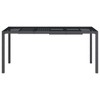 vidaXL Patio Table Patio Furniture Dining Table for Garden Anthracite Steel - 3 of 4