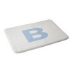 Deny Designs April Lane Art Block Monogram Memory Foam Bath Mat - 2 of 4