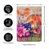 Evergreen Happy Thanksgiving Suede Garden Flag 12 x 18 Inches Indoor Outdoor Decor - 4 of 4