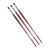 da Vinci COLLEGE Student Brush, Synthetic, Acrylic & Oil, Flat, Series 8740, Size 8, Pack of 3 - 3 of 3