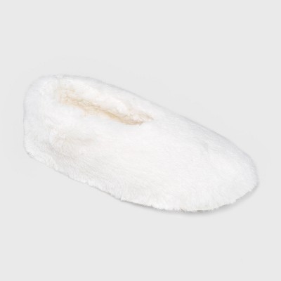 target faux fur slippers
