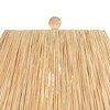 360 Lighting 27 1/2" High Raffia Shade Sand Finish Table Lamp - 3 of 4
