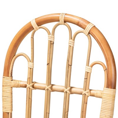 Tropical Charm Handmade Rattan & Cane Brown Side Chair