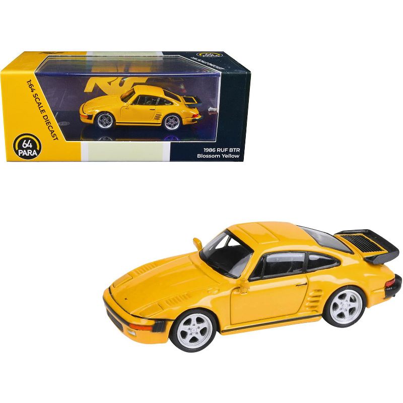 1986 RUF BTR Blossom Yellow 1/64 Diecast Model Car by Paragon Models, 1 of 5