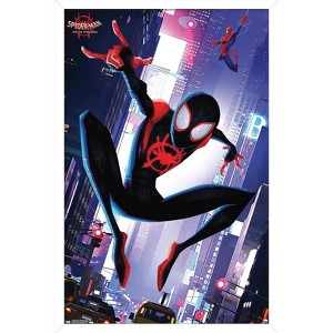 Trends International Marvel Spider-Man - Into The Spider-Verse - Street Framed Wall Poster Prints - 1 of 4