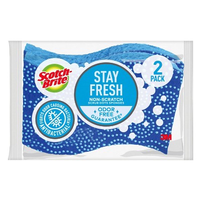 Scotch-Brite Odor Resist Non-Scratch Sponges