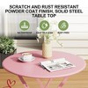 Outdoor 3-Piece Folding Bistro Set Folding Outdoor Patio Furniture Sets 2 Chairs and 1 Table - 3 of 4