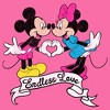 Girl's Mickey & Friends Endless Love Couple Cropped T-Shirt - 2 of 3