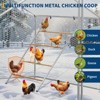 Chicken Roosting Perch, Chickens Roosting Bars for Coop, Easy to Assemble&Clean, Chicken Ladder for Backyard Farm Poultry (55" L x 40" W) - 2 of 4