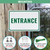 Unique Bargains Aluminum Reflective Rust Free Waterproof Entrance Sign 2 Pcs - 3 of 4